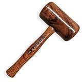 CBB Cricket Bat Mallet – Deluxe Cricket Bats Wooden Mallet Hammer, Heavy Duty Knocking Mallet Bat Hammer with Short Handle, Wooden Mallet