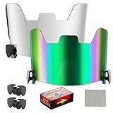 KUBQLIG Football Visor Combo - 2 Lenses Team Day/Night Use, Military-Grade Fit Schutt/Riddell Helmets