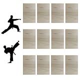 TDIAVH Karate and Taekwondo Breaking Boards, 12-Pack, 3 mm, Martial Arts