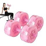 Water Filled Dumbbells Set for Women 2025 New Version, Travel Weights Adjustable Water Dumbbells Up to 3~12 Lbs (1 Pair) for Yoga Fitness Valentine Gifts for Women