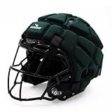 Guardian Cap - Soft-Shell Helmet Cover for Football and Lacrosse - Reduces Impact and Protects Helmets - One Size Fits All for Youth, High School and College Programs - Green