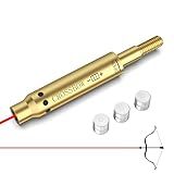 Tipfun Bore Sight with Red Laser Crossbow Archery Bow Arrow Red Dot Boresighter Tactical Arrow Thread-On Crossbow with Batteries