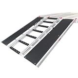 Black Ice 5' x 54" Snowmobile Ramp, Stud Protectors, 1,500 lb Cap Folding