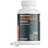 Bronson Vitamin B12 1000mcg Once Daily Formula Non-GMO, 250 Vegetarian Tablets