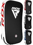 RDX Muay Thai Pad for Training, Curved Kickboxing Kicking Strike Shield, Coaching Kick Boxing, MMA, Martial Arts, Karate, Taekwondo, Punching, Foot, Knee and Elbow Target (One Pad Only)