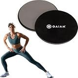 Gaiam Core Sliding Discs, Dual-Sided Ab Sliders, Set of 2