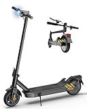 Electric Scooter for Adults 350W /600W, 20MPH, 17 Miles Adult Electric Scooters with Long Range, 8.5" Tire Motorized Scooters, Foldable E-Scooter Commuter with App, Rear Dual Damping Suspension