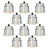 DNB Stainless Steel Cup Holder - 10 PCS Insert Drink Holders with Drain - Marine Boat Accessories