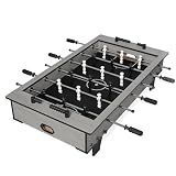 Best Choice Products 40in Tabletop Foosball Table, Compact Mini Arcade Table Hand Soccer for Kids and Adults, Home, Game Room w/ 2 Balls - Gray