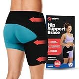 Hip Brace Thigh Compression Sleeve | Sciatica Pain Relief Device | Hamstring & Groin Compression Sleeve Wrap for Sciatic Nerve Relief | Hip Support Braces Thigh Brace for Women & Men SMALL / RIGHT LEG
