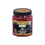 Game Face Premier .12-Gram 6mm Red Airsoft BBS for Spring and Electric Guns - 5000 Count Screw-Top Jar - Red