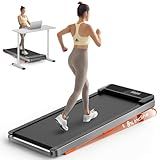 TREAFLOW Walking Pad,Treadmill with Incline for Home Office, 2.5HP Portable Under Desk Treadmill with 265 Lbs Capacity,Remote Control