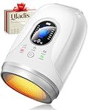 Hand Massager with Heat and Compression, 4000mAh Rechargeable Battery Soothing Kneading & Stretching, Palm, Finger & Wrist Massage, 6 Modes & 6 Intensities, Gifts for Women Men Relaxation at Office