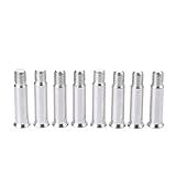 MUXSAM Inline Skate Axle Screws for Wheel Fastening, 8-Pack Steel Rollerblade Wheel Screws Replacements, OD 0.31"/8mm Bolt Fittings Skate Wheel Axles Repair Kit(Silver)