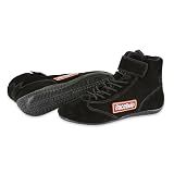RaceQuipRQP 30300080RQP 303 Driving Shoes - Mid-Top - SFI 3.3/5 - Black - Size 8