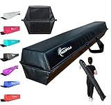 MARFULA Balance Beam - Folding Floor Gymnastics Equipment for Kids, Non Slip Base - 6 FT to 10 FT for Home Gym Use