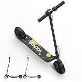 Electric Scooter for Kids Aged 6-12, LED Display, 3 Speeds, 250W Motor, Max 10 Miles Range, Top Speed 9Mph, 6.5'' Tires