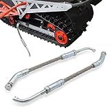 Ice Scratchers Kit Fit for All Reverse and Non-Reverse Gear Equipped Snowmobiles for One-Bolt Mounting