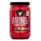 BSN Amino X Muscle Recovery & Endurance Powder with BCAAs, Intra Workout Support, 10 Grams of Amino Acids, Keto Friendly, Caffeine Free, Flavor: Fruit Punch, 30 servings (Packaging May Vary)