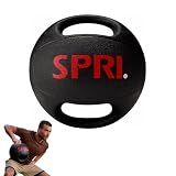 SPRI Dual-Grip Medicine Ball with Handles (4 lb)