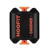 moofit Cadence Sensor Bluetooth/ANT+ IP67 Waterproof Wireless RPM Cycling Spin Bike Cadence Sensor for Wahoo/OpenRider/Endomondo/TacX/TrainerRoad (MooFit app Unavailable)
