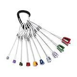 BLACK DIAMOND Stopper Set #4-13 | Lightweight Aluminum Nuts | Color-Coded | Essential Passive Protection for Trad Climbing