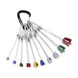 BLACK DIAMOND Classic Stopper Set #4-13, Durable Aluminum Nuts, Color-Coded