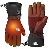 KEMIMOTO Heated Motorcycle Gloves for Men and Women 7.4V 2500mAh, Touchscreen, Waterproof, Ski Gloves with Rechargeable Battery for Winter Outdoor Work, Skiing, Snowmobile