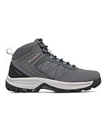 Columbia Mens Transverse Waterproof Hiking Boot, Dark Grey/Cloudburst, 9.5