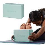 Gaiam Yoga Block, EVA Foam for Balance & Stretch (1 Block, Lagoon)