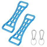 BOXOB 2pcs Ski Boot Buckle Lever, Multi-Purpose Tightening Assist Tool Skiing Boot Buckle Extension Aid with Hanging Buckles