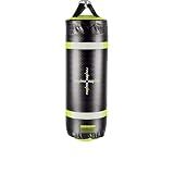 MaxxMMA 3 ft 4-in-1 Water/Air Heavy Bag | Training & Fitness, Uppercut Workout, MMA Grappling, Punching Bag (Black/Neon Yellow)