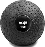 Yes4All Slam Balls, 10-40lb Medicine Ball Weight, Durable PVC Sand Filled Workout Dynamic Medicine Ball for Core Strengthen