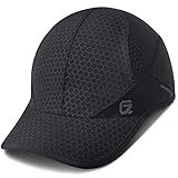 Sport Cap,Soft Brim Lightweight Running Hat Breathable Baseball Cap Quick Dry Sport Caps Cooling Portable Sun Hats for Men and Woman Performance Cloth Workouts and Outdoor Activities Black