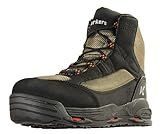Korkers Greenback Wading Boots - Packed with The Essentials - Includes Interchangeable Felt and Kling-On Soles - Size 10