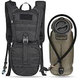 MARCHWAY Tactical Molle Hydration Pack Backpack with 3L TPU Water Bladder