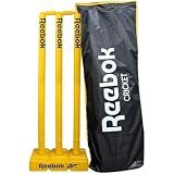Reebok Cricket Stump Set with Bails, Heavy Base & Premium Carry Cover, Multicolors