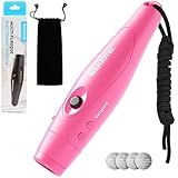 WANJOTEC Electronic Whistle for Teacher Coache, 3 Tones Adjustable 130db Loudest High Volume Handheld Emergency Electric Whistles for Referee, P.E.Outdoor Sports Whistles with Lanyard (Pink)