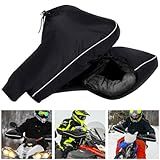 YUNVI ATV Hand Muffs Winter ATV Accessories, Waterproof ATV Gloves, Snowmobile Handlebar Gloves for Men in Cold Weather