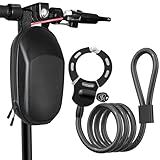 Honszex Scooter Lock with Bag, Scooter Locks Anti Theft 39.37 inch, Lock for Electric Scooter, Electric Scooter Accessories