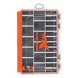 KastKing HyperSeal Waterproof Tackle Box, Waterproof 3600 Tackle Trays, Fishing Tackle Box Organizer with Removable Dividers, Lure Box and Terminal Tackle Storage, 1 Pack