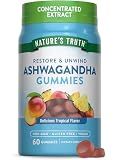 Nature's Truth Ashwagandha Gummies | 60 Count | Tropical Flavor