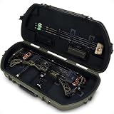 SKB iSeries Shaped Bow Case, OD Green, Waterproof MIL-SPEC Construction,