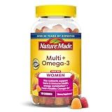 Nature Made Womens Gummy Multivitamins with Omega-3, 150 Gummies