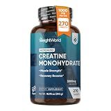 WeightWorld Micronized Creatine Monohydrate 3000mg |1000mg per Tab | 270 Ct