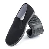 Tai Chi Shoes for Men & Women, Lightweight Canvas Kung Fu Training Sneakers | Breathable Cloth Upper,Soft Flexible Fit and Nonslip Rubber Sole for Tai Chi, Kung Fu, Martial Arts, Walking and daily wear