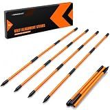 BIRDIEBLAST Professional 2 or 3 or 4 Pack Collapsible Golf Alignment Sticks, Premium 40" Alignment Golf Stick Ideal for Aiming, Putting and Swing Practice