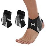 Easybos Ankle Brace 2 Pack for Men & Women, Adjustable Lace-Up Ankle Support with Straps, Breathable Compression Stabilizer for Sports, Running, Basketball & Daily Wear (Gray)