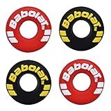 XIXILINRUIYUN 4 Piece Rubber Tire Shape Vibration Dampener Perdurable Tennis Racket Shock Absorber Soft Tennis Accessory Great for Tennis Players (Black&red)