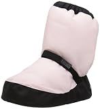 Bloch Girls Warm Up Dance Booties, Lightweight Ballet Slippers, PVC Sole